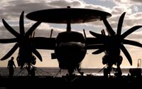 E-2C Hawkeye on board Truman carrier